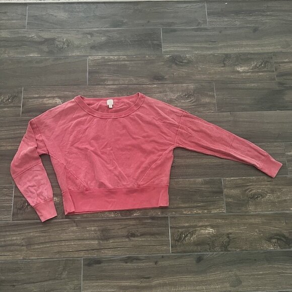 roan and ryan sweater coral oversize sweatshirt patch size XS - Picture 1 of 6